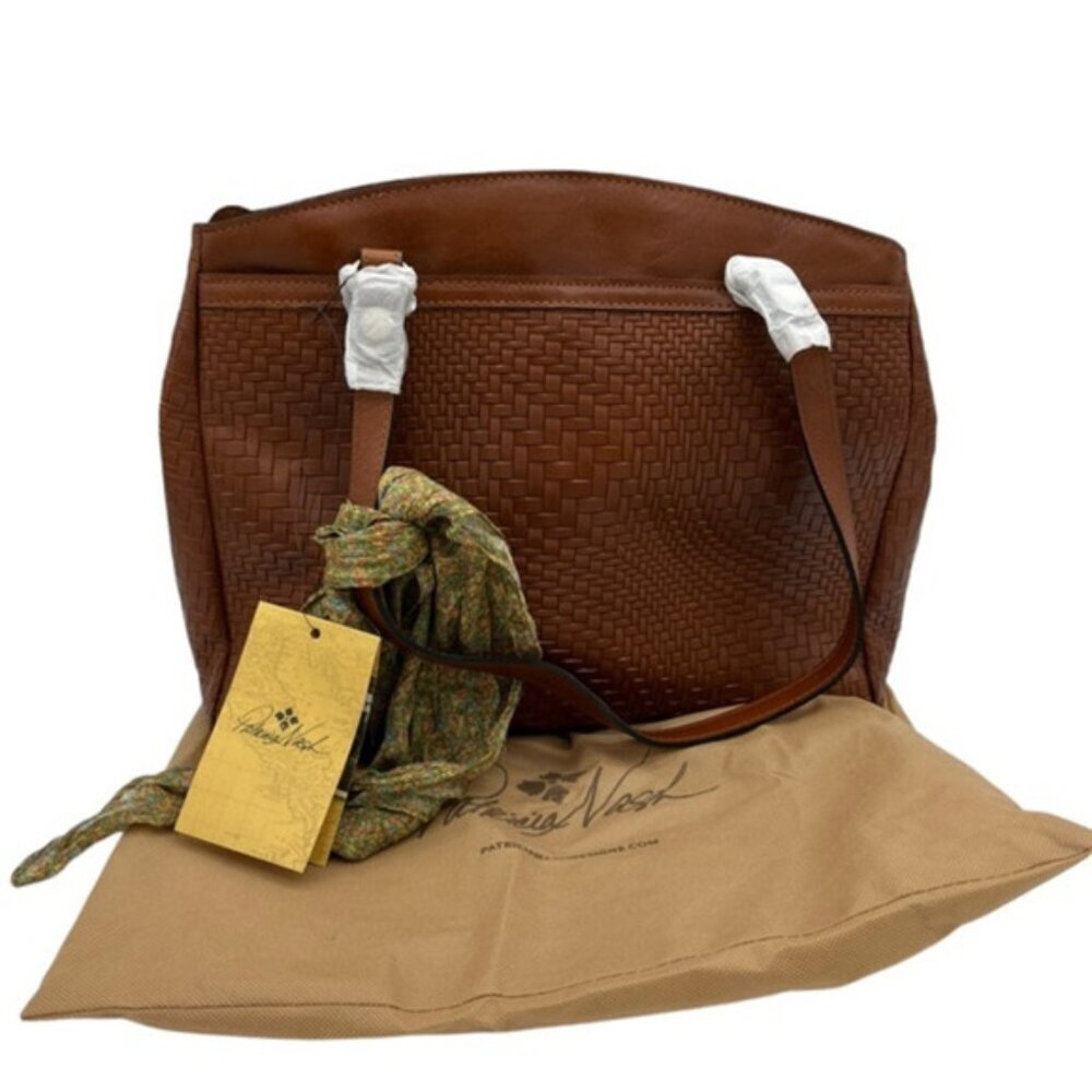 NWT Patricia Nash Poppy Tote Bag With Scarf